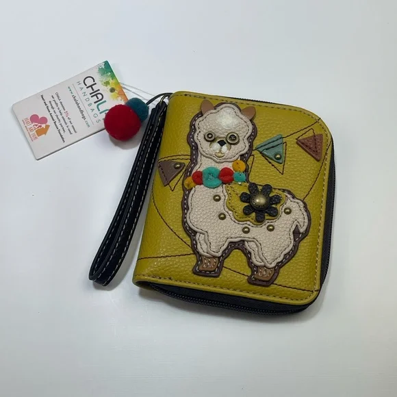 NWT Chala Llama Vegan Leather Wallet - Picture 9 of 11